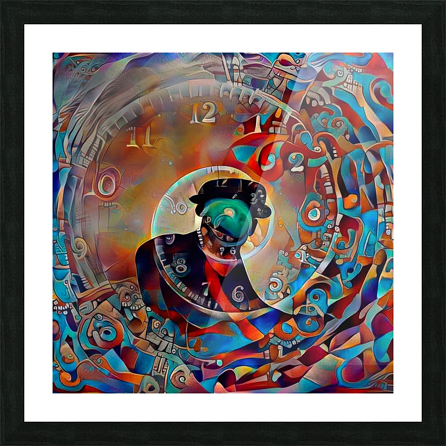 Time Vortex Picture Frame print