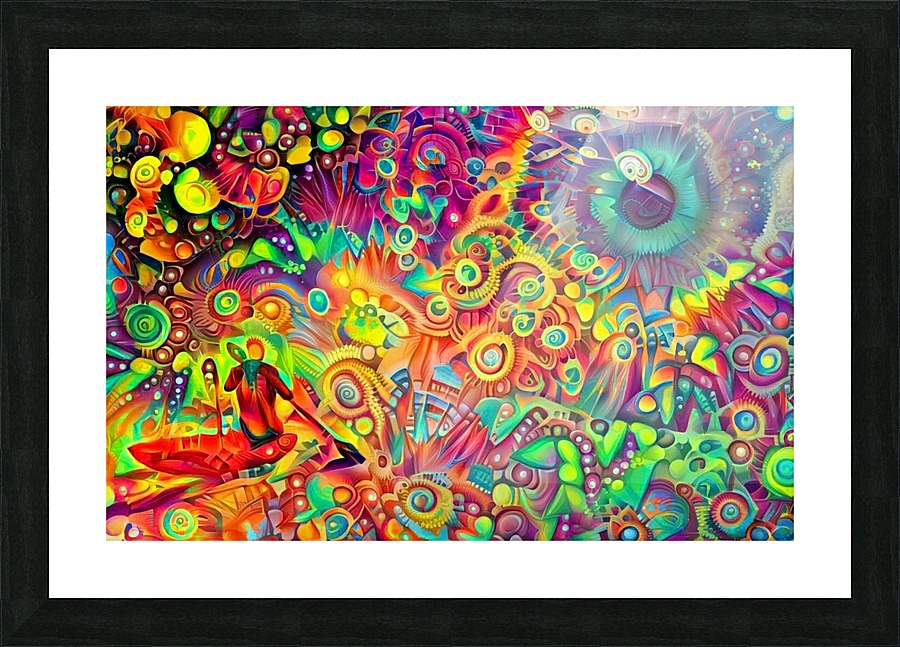 Colorful Dream Picture Frame print