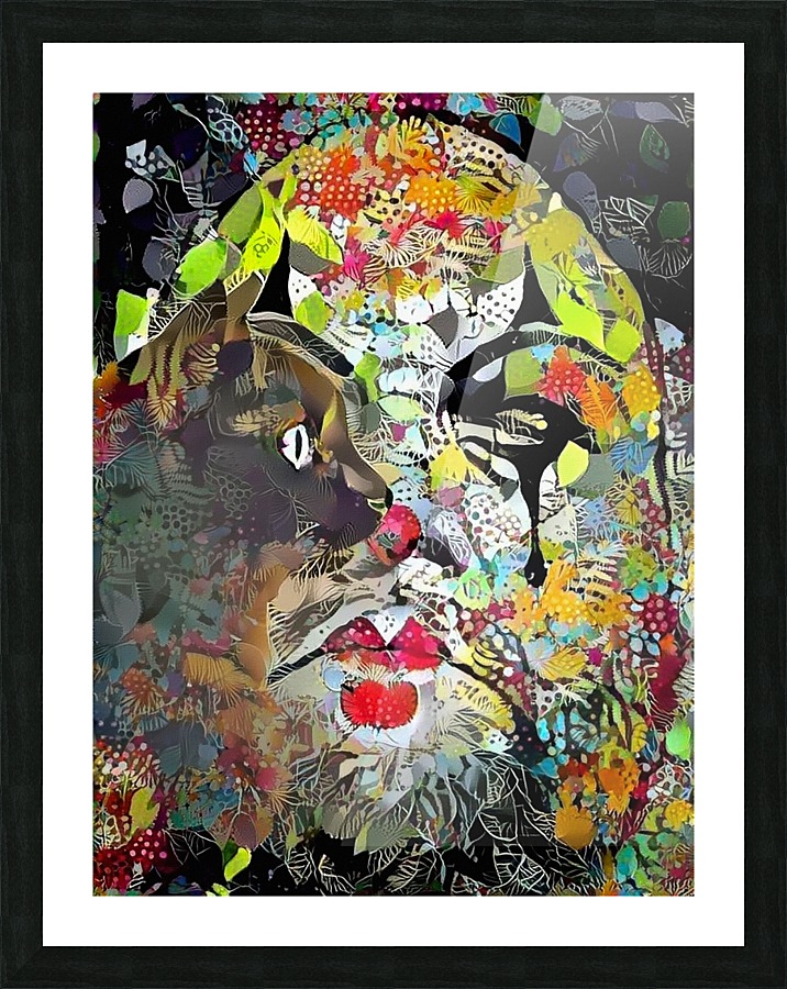 Colorful Makeup Picture Frame print