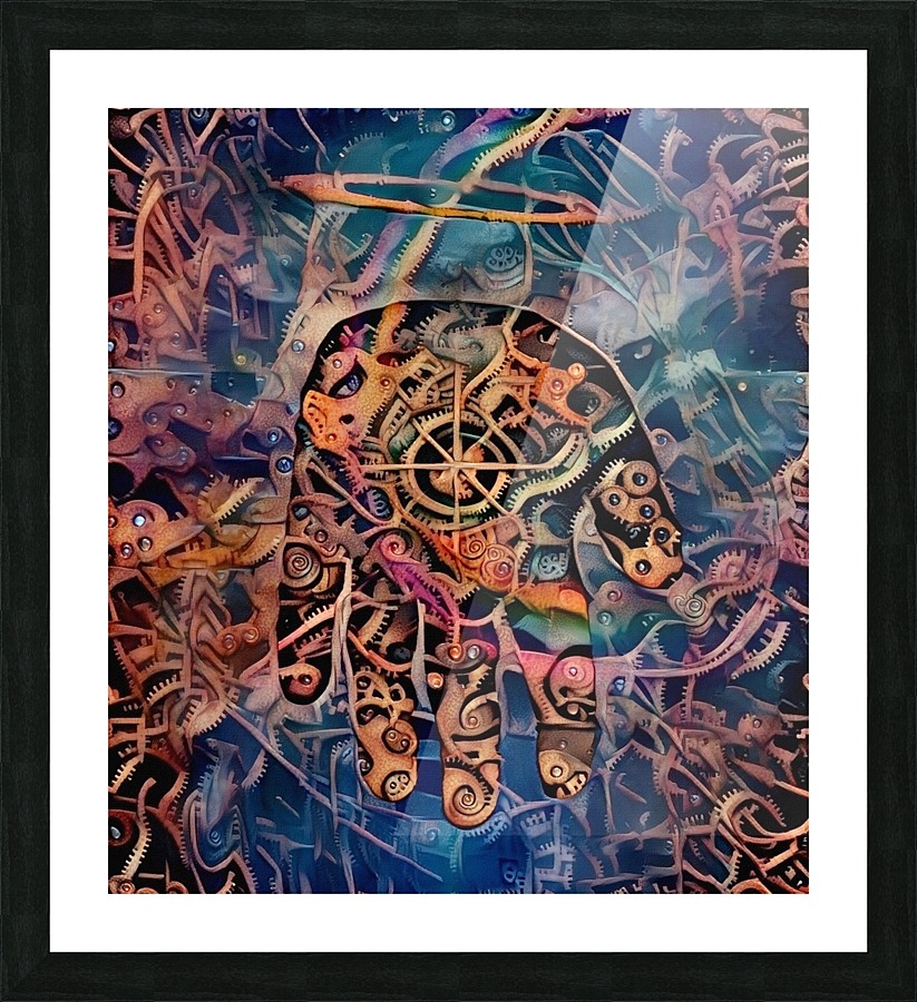 Time Machine Picture Frame print