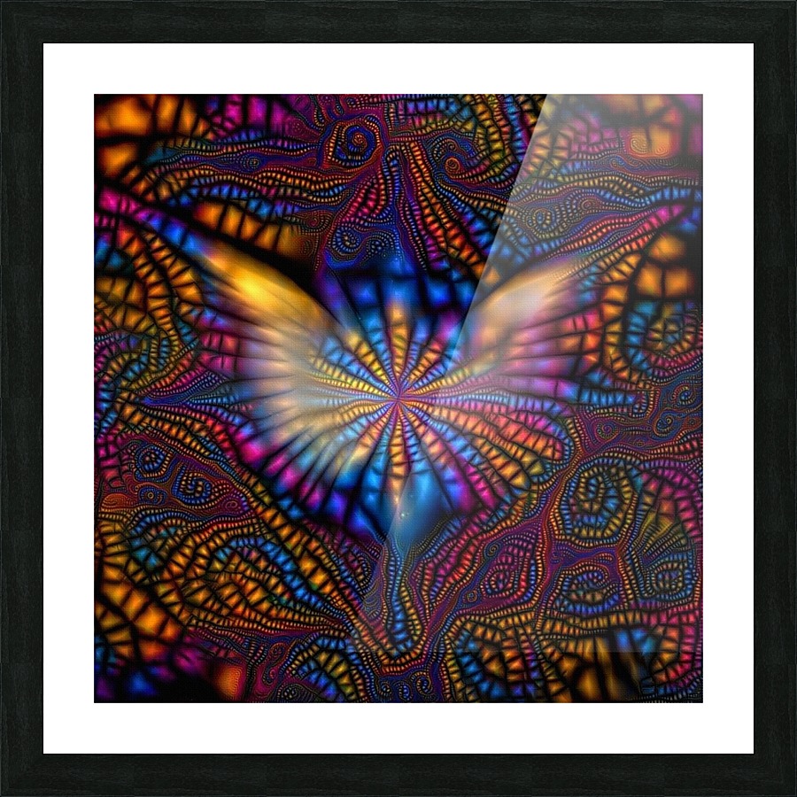 Angels Wings Picture Frame print