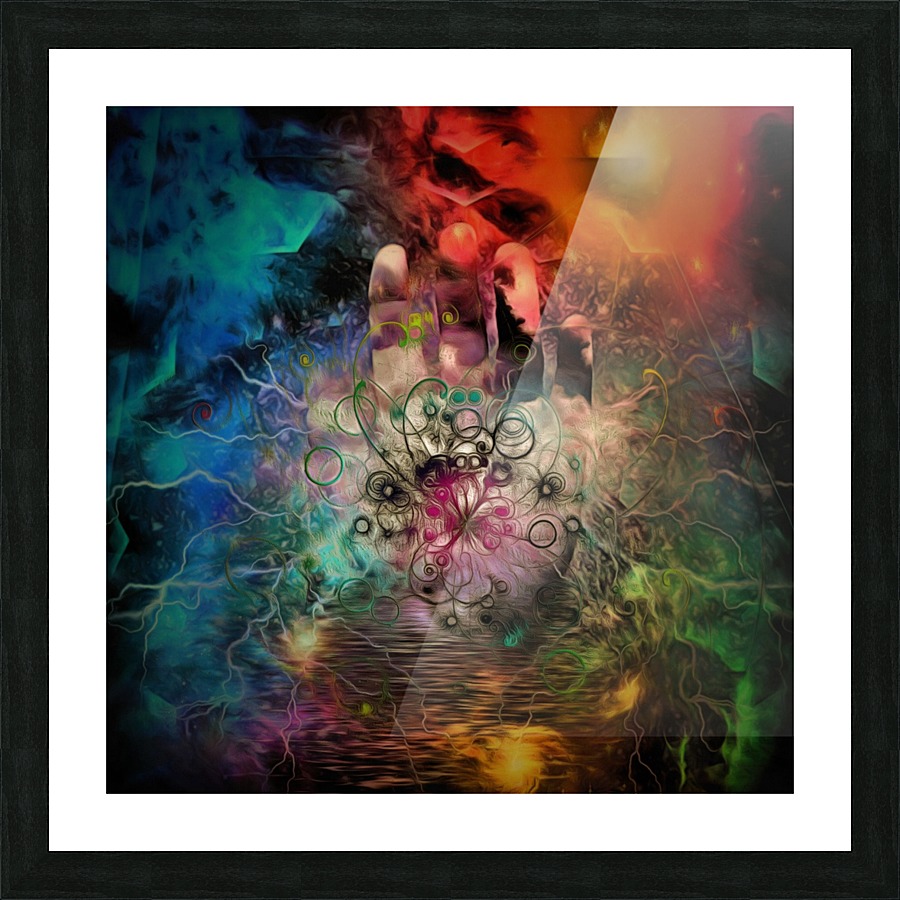 Power in Hand Picture Frame print