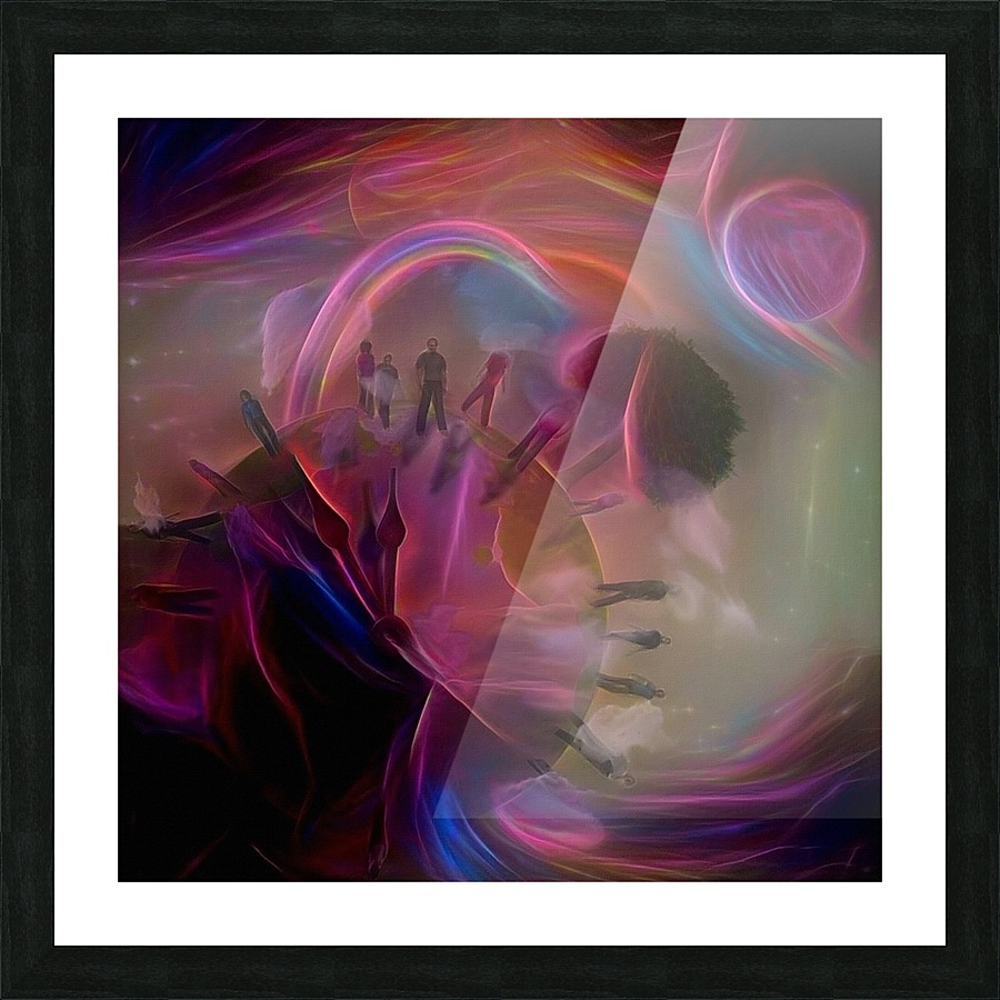 Earth Eco Picture Frame print