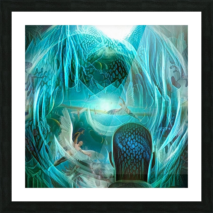 To The Light Picture Frame print