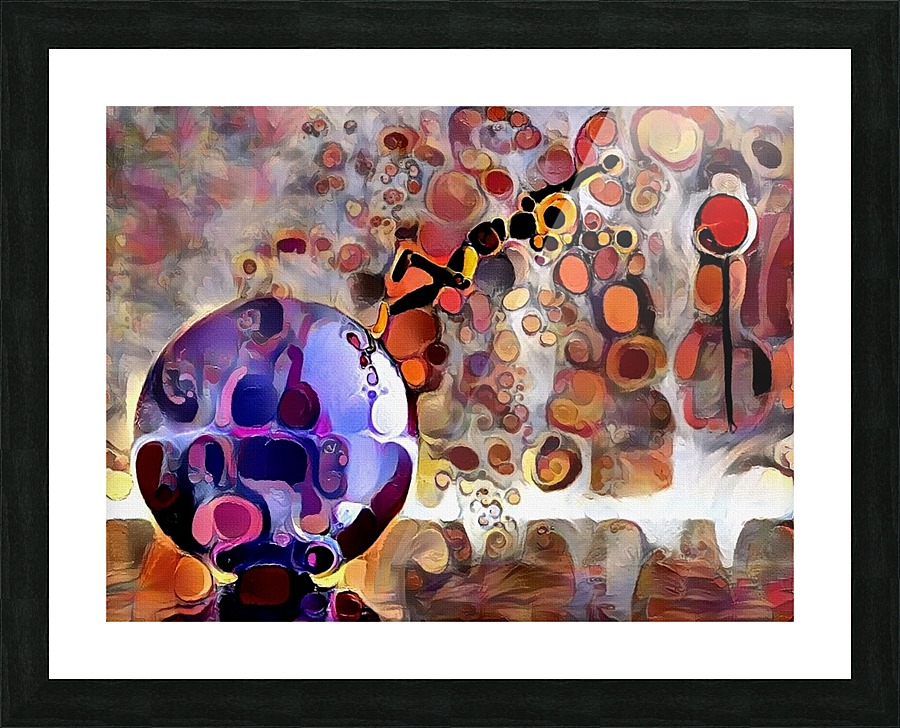 Colorful Abstract Picture Frame print