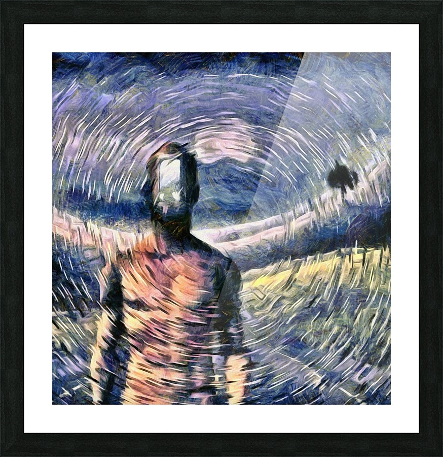 Door to Another World Picture Frame print