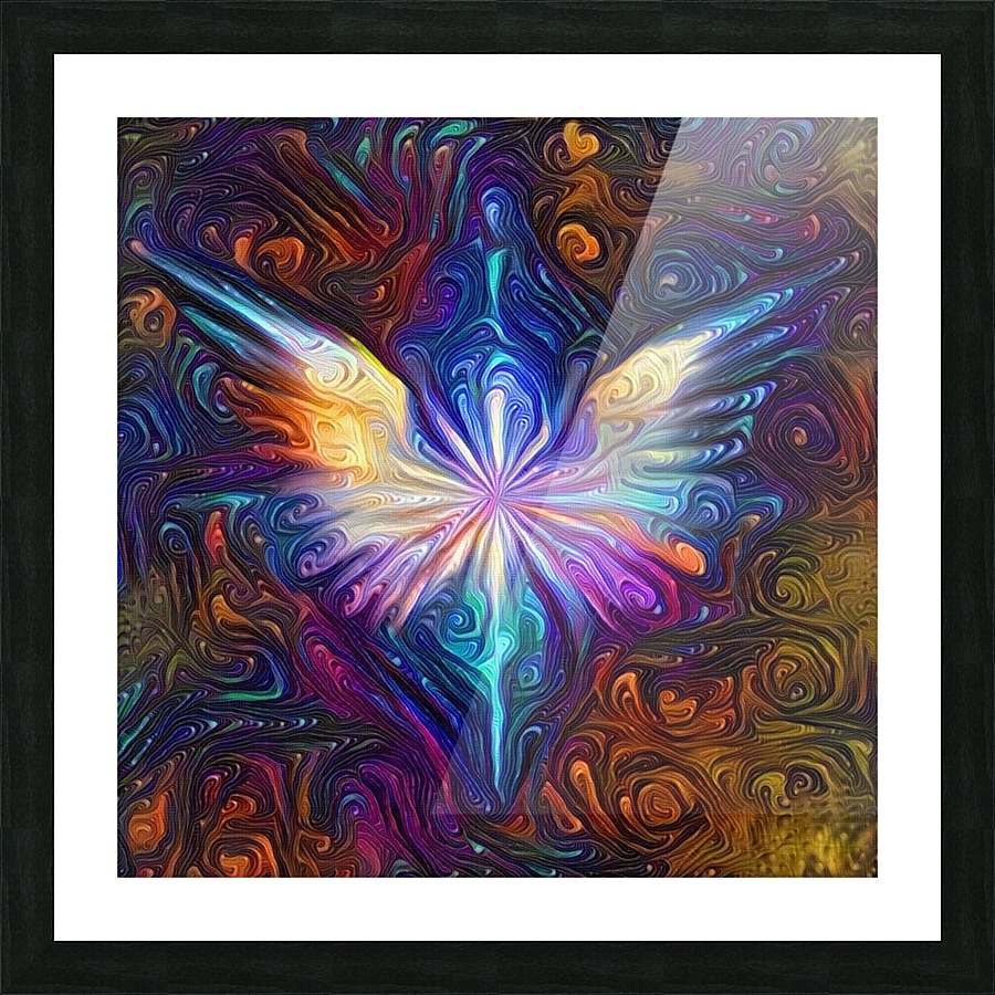 Angel Star Picture Frame print