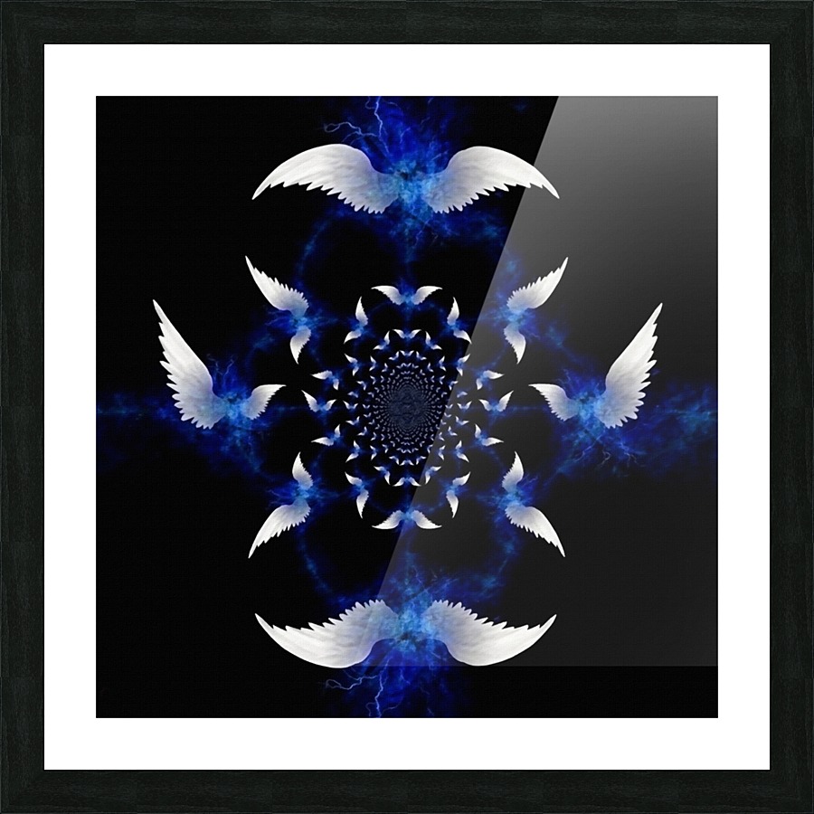 Angelic Wings Picture Frame print