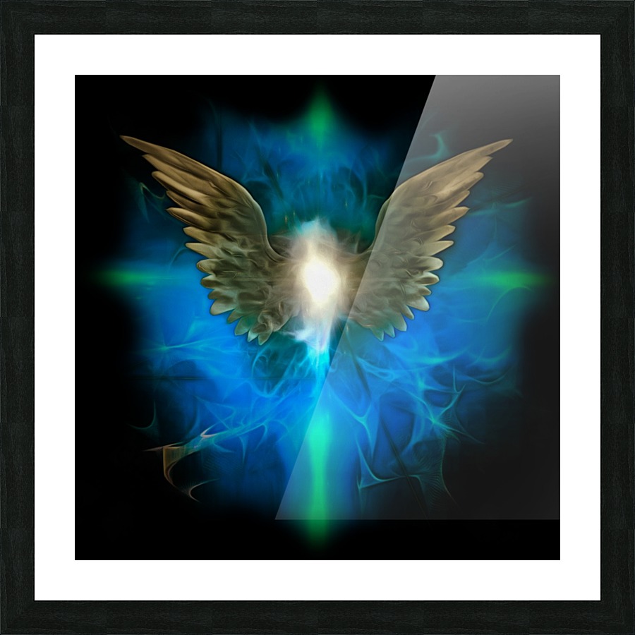 Angel Wings Picture Frame print
