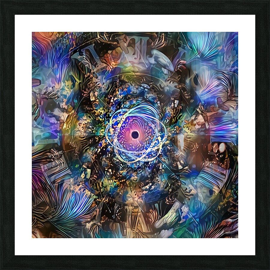 Atom Time Picture Frame print