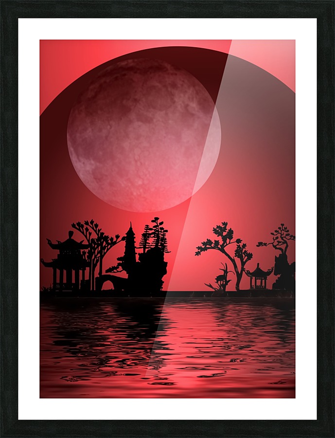 Asia Landscape Picture Frame print