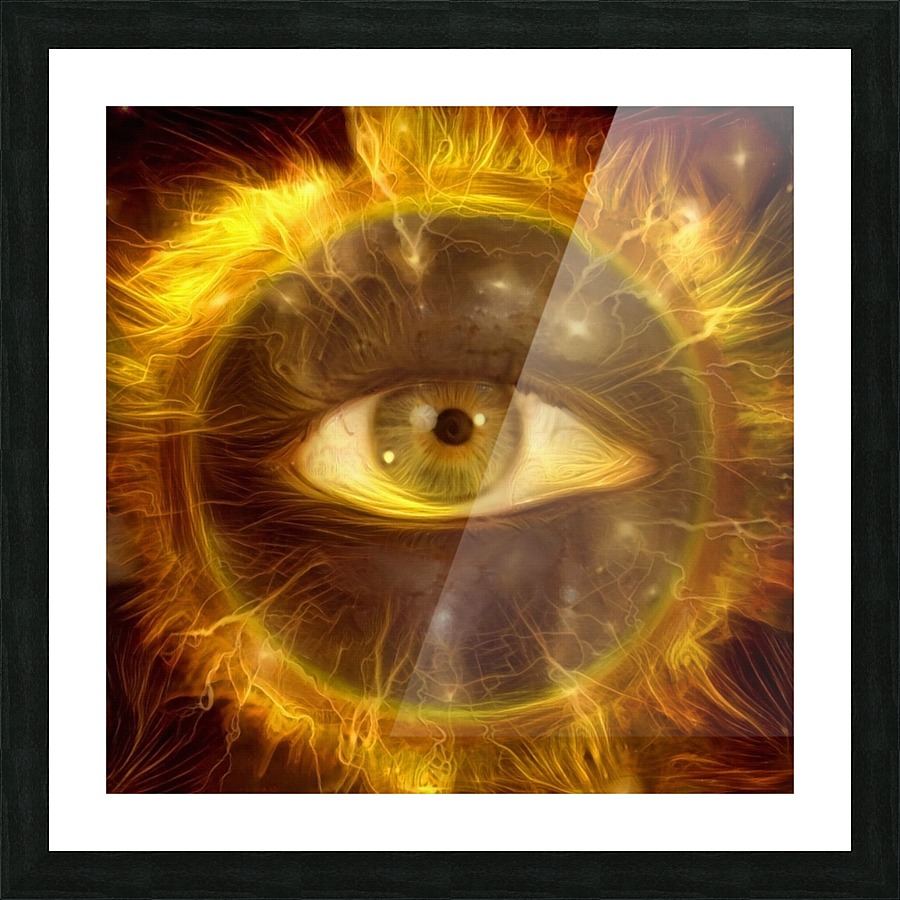 All seeing Eye Picture Frame print