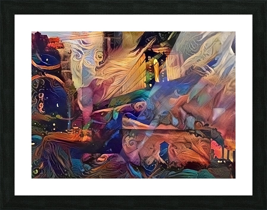 Manhattan Bridge Picture Frame print