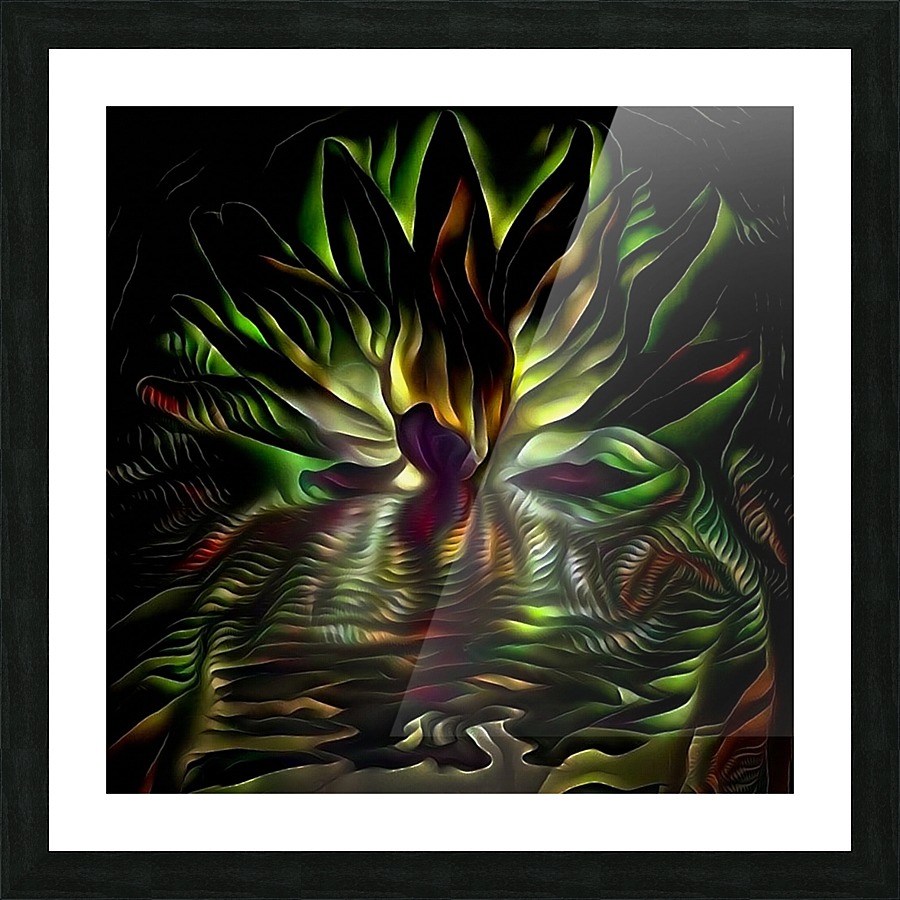 Lotus Flower Picture Frame print