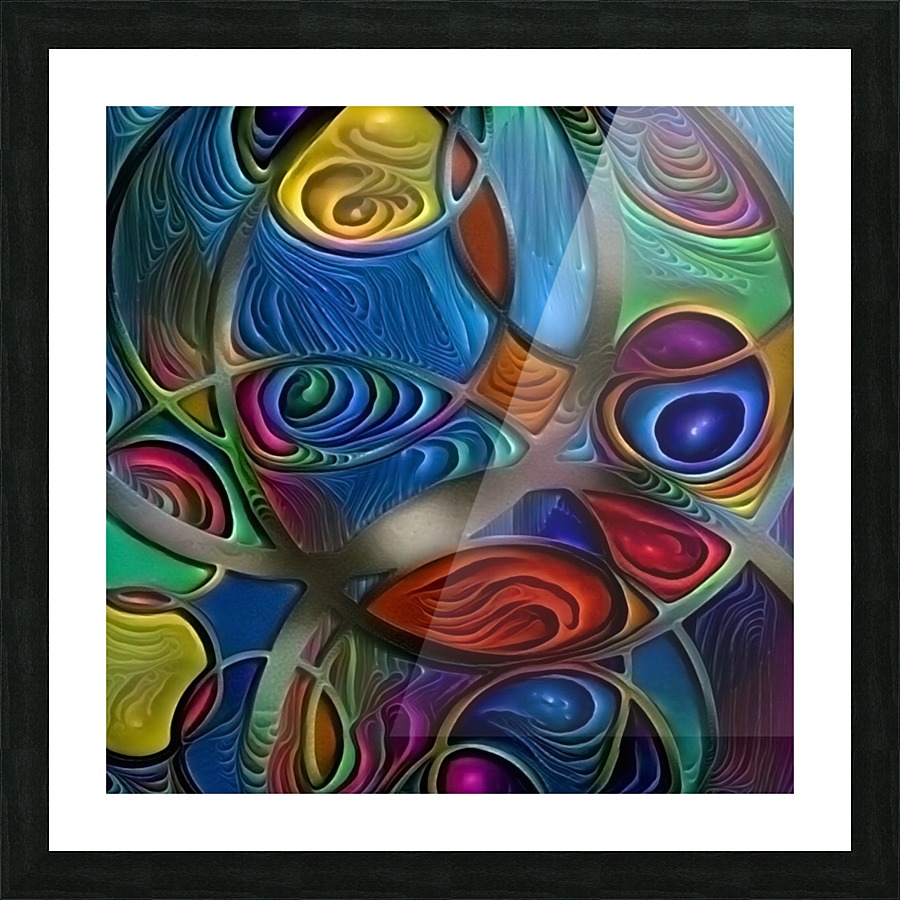 Modern Art Abstract Picture Frame print
