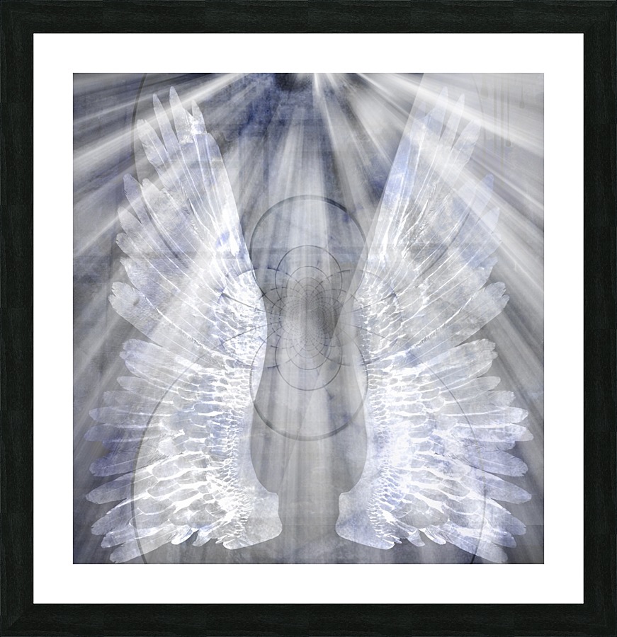 Angel Wings Picture Frame print