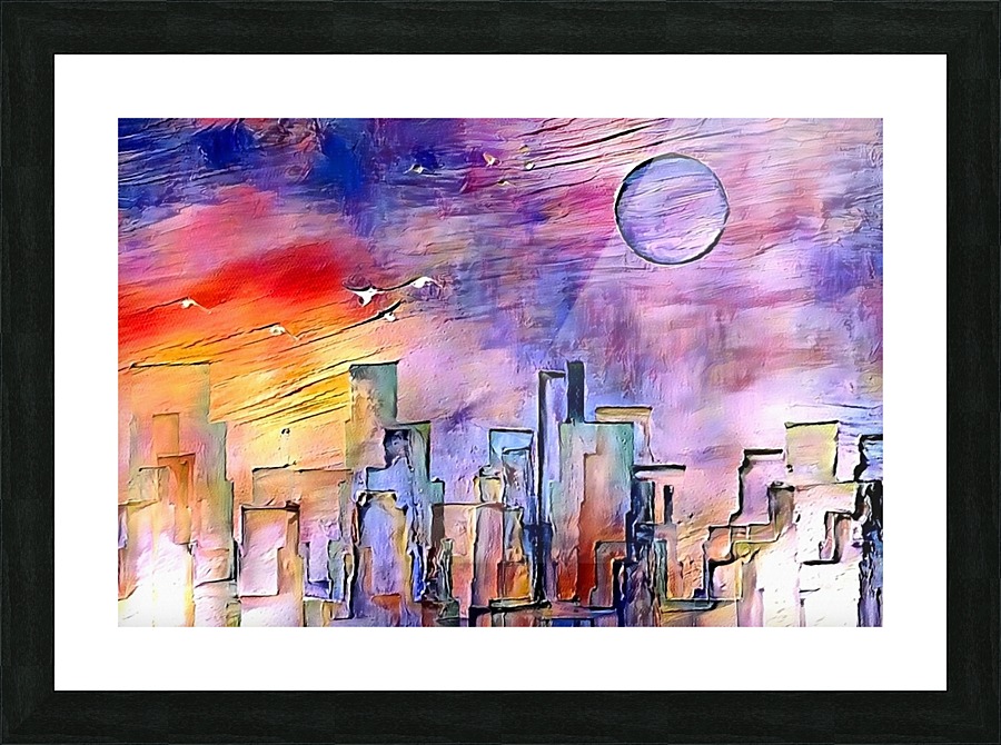 Dream City Picture Frame print