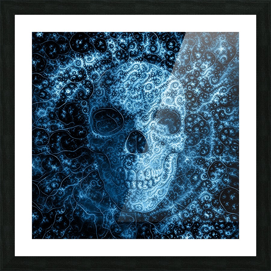 Skull Picture Frame print
