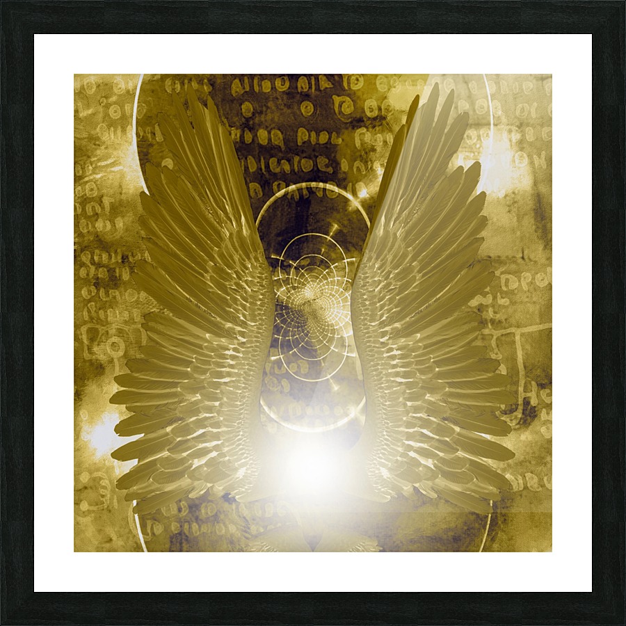 Angel Wings Picture Frame print