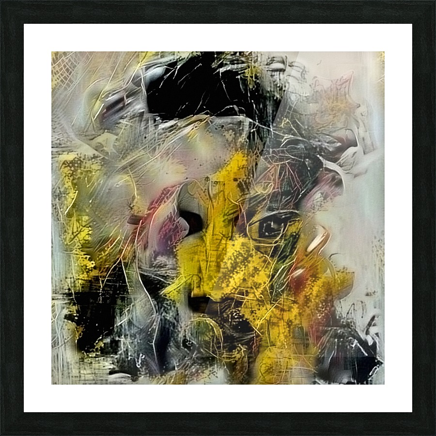Mythical Face Picture Frame print