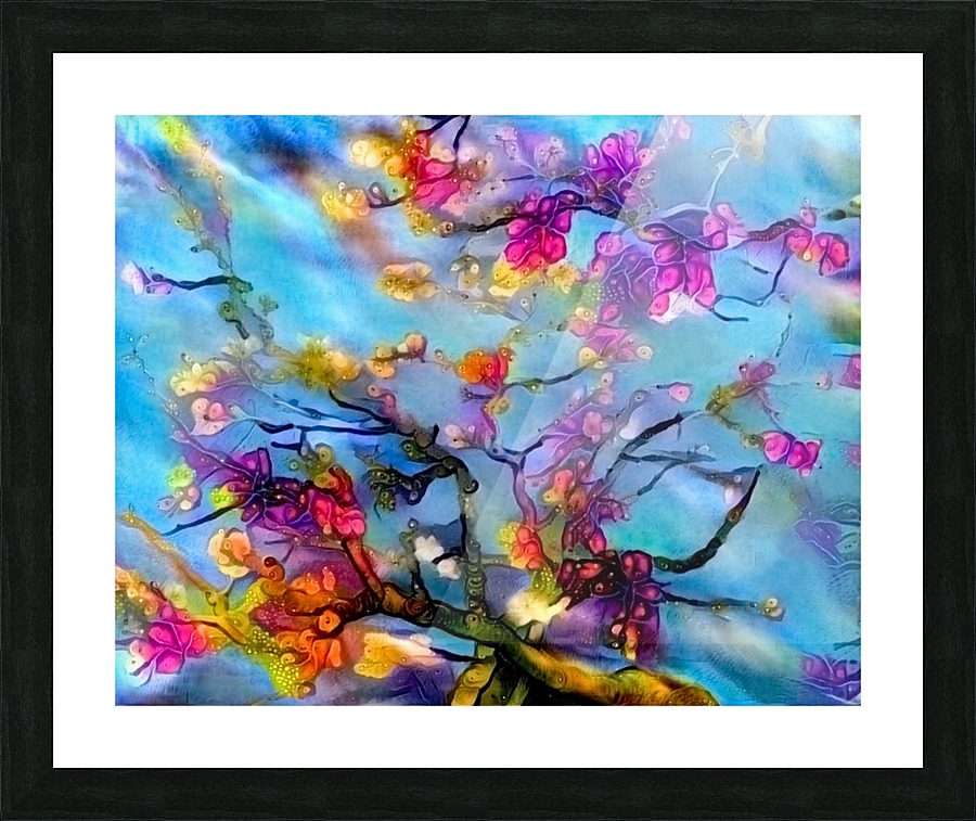 Trees in Bloom Picture Frame print