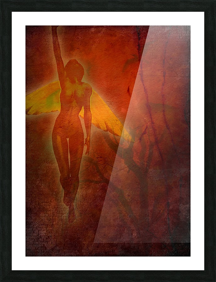 Beautiful Angel Picture Frame print