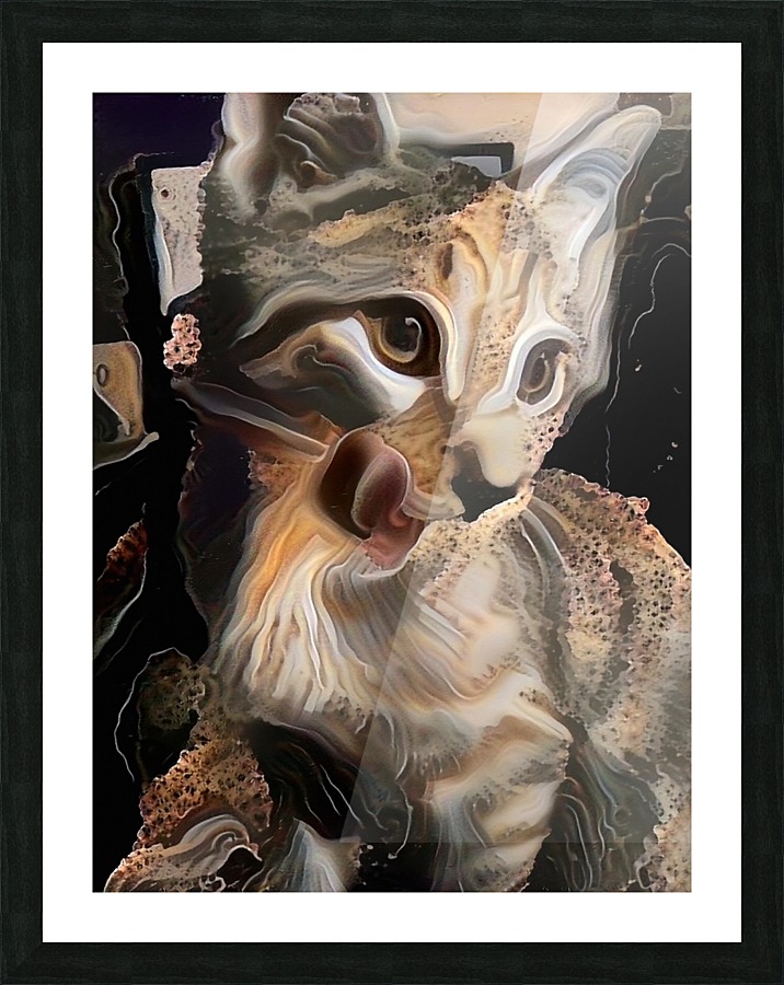 Cute Kitten Picture Frame print