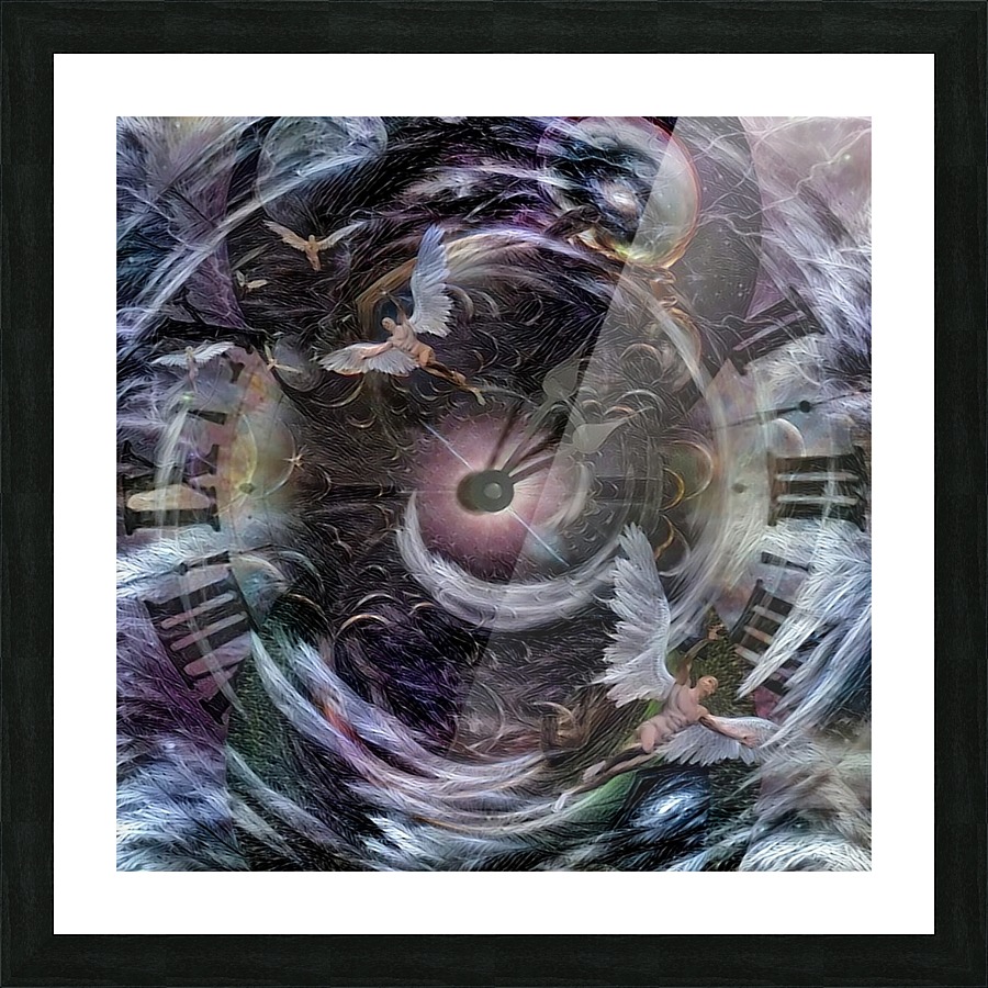 Angels in Time Picture Frame print