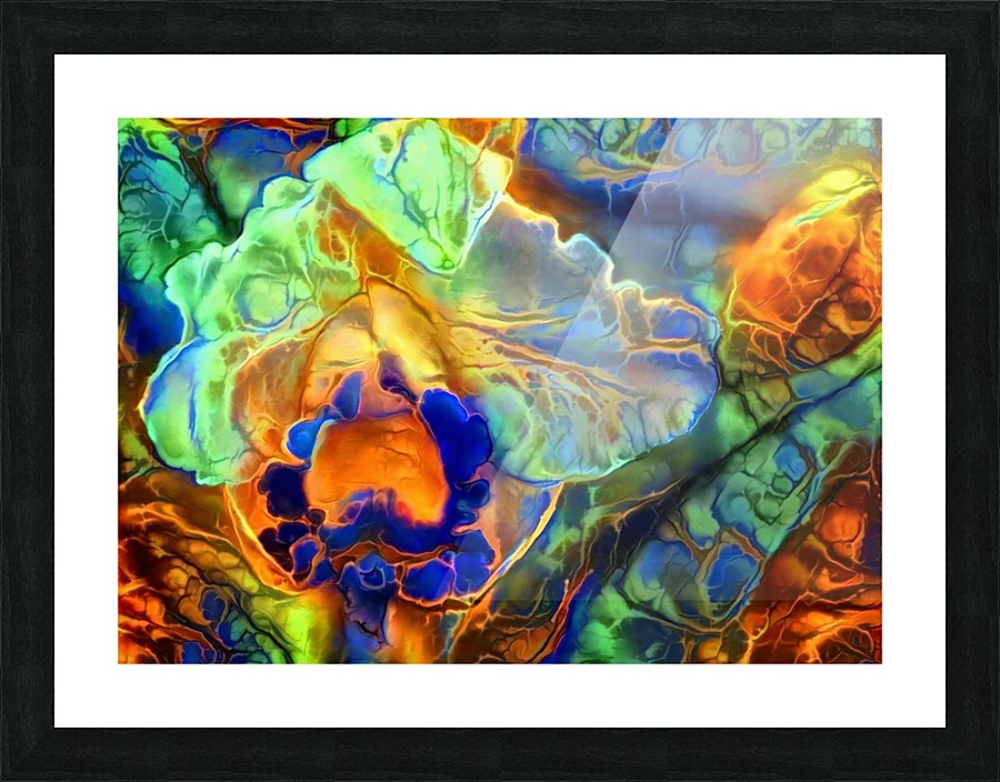 Beautiful Flower Picture Frame print
