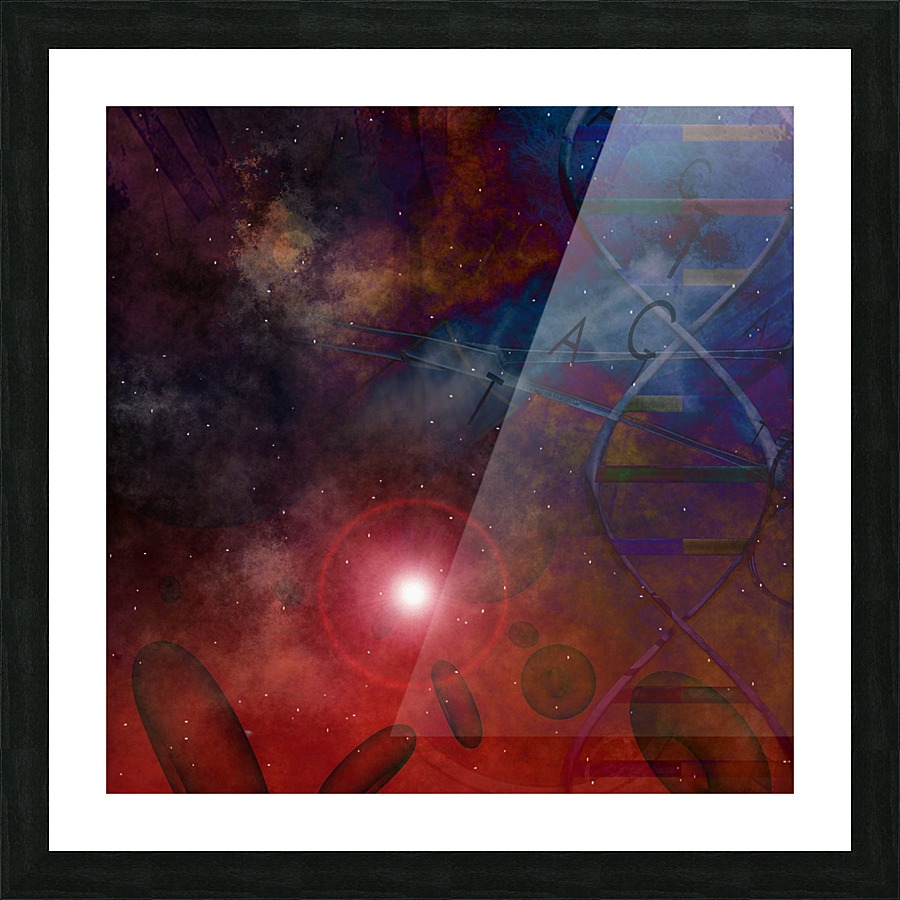 Blood DNA Picture Frame print