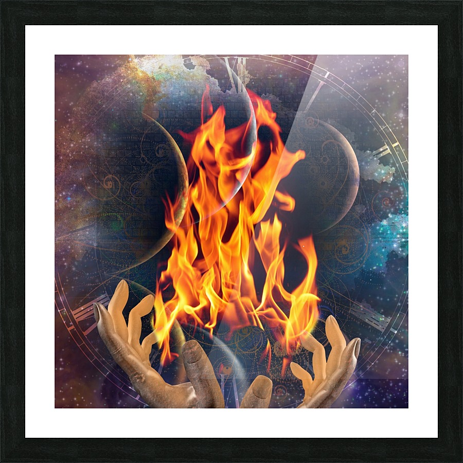 Fire Keeper Picture Frame print