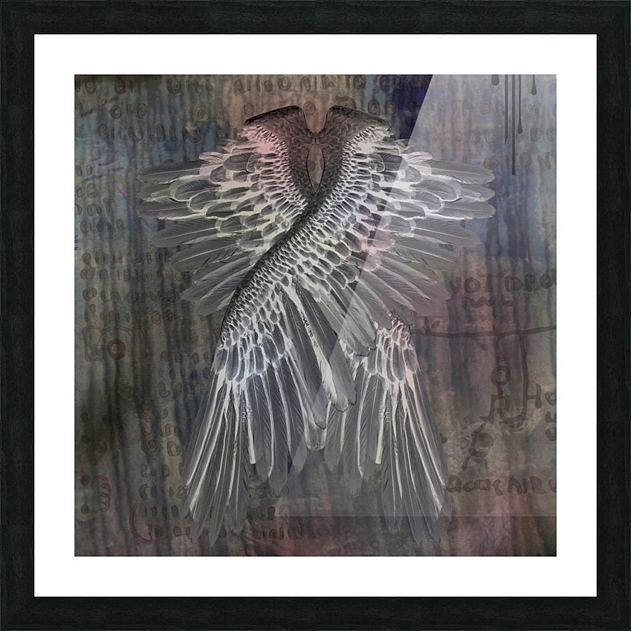 Angel Wings Picture Frame print