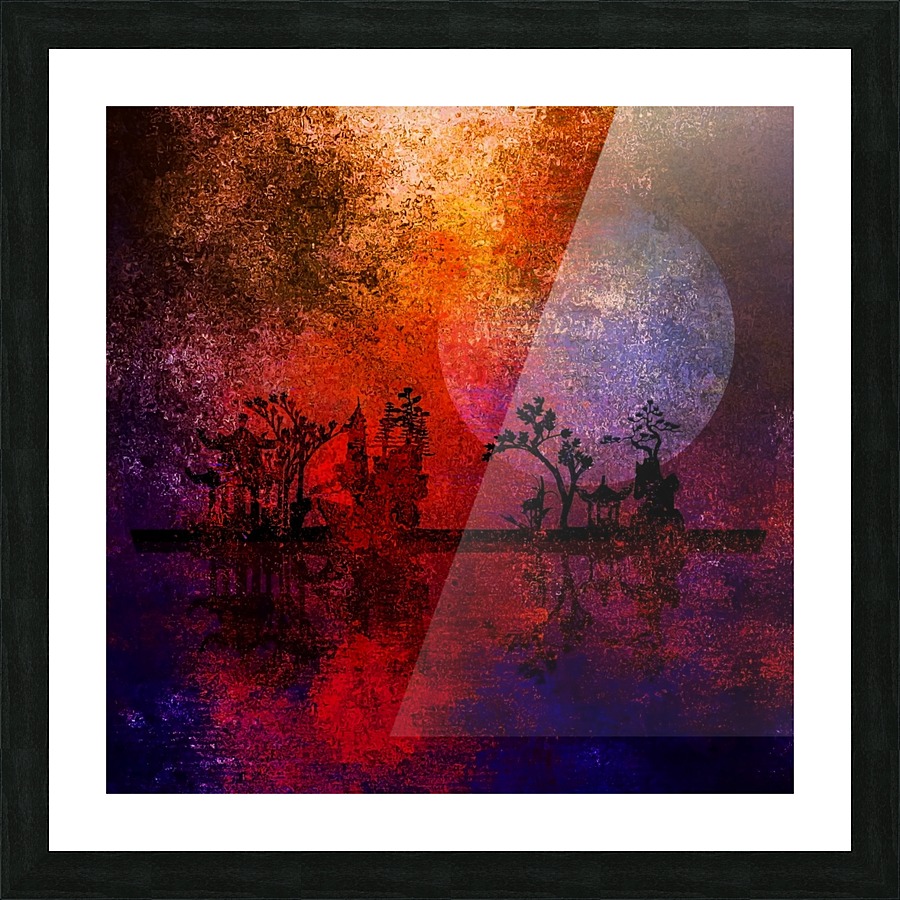 Asia Landscape Picture Frame print