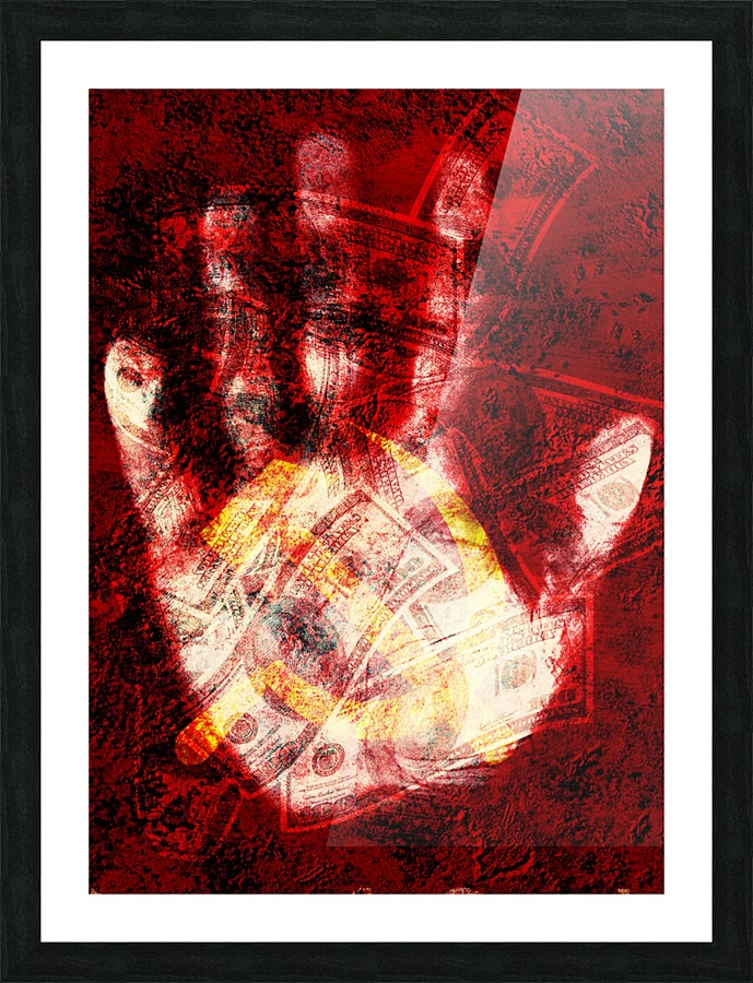 Hammer and Sickle Picture Frame print