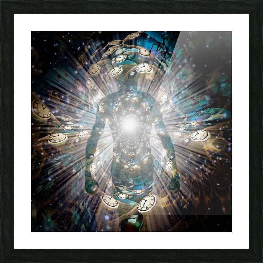 Time Traveler Picture Frame print