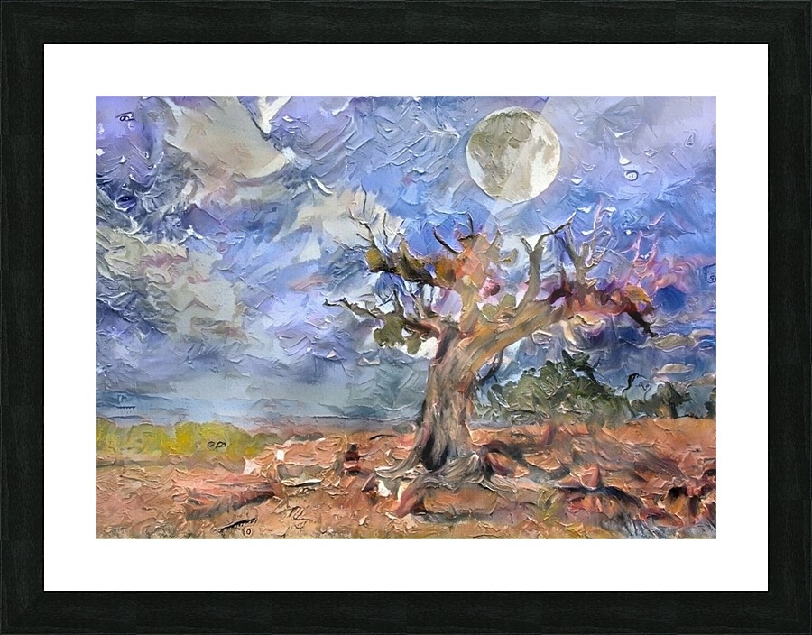 Withered Tree Picture Frame print