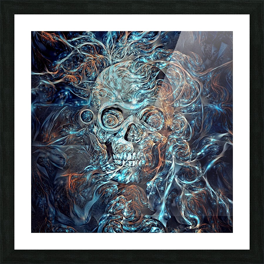 Magic Skull Picture Frame print