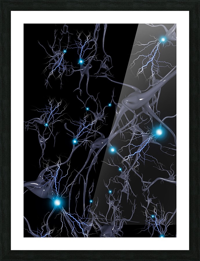 Brain Cells Neurons Picture Frame print