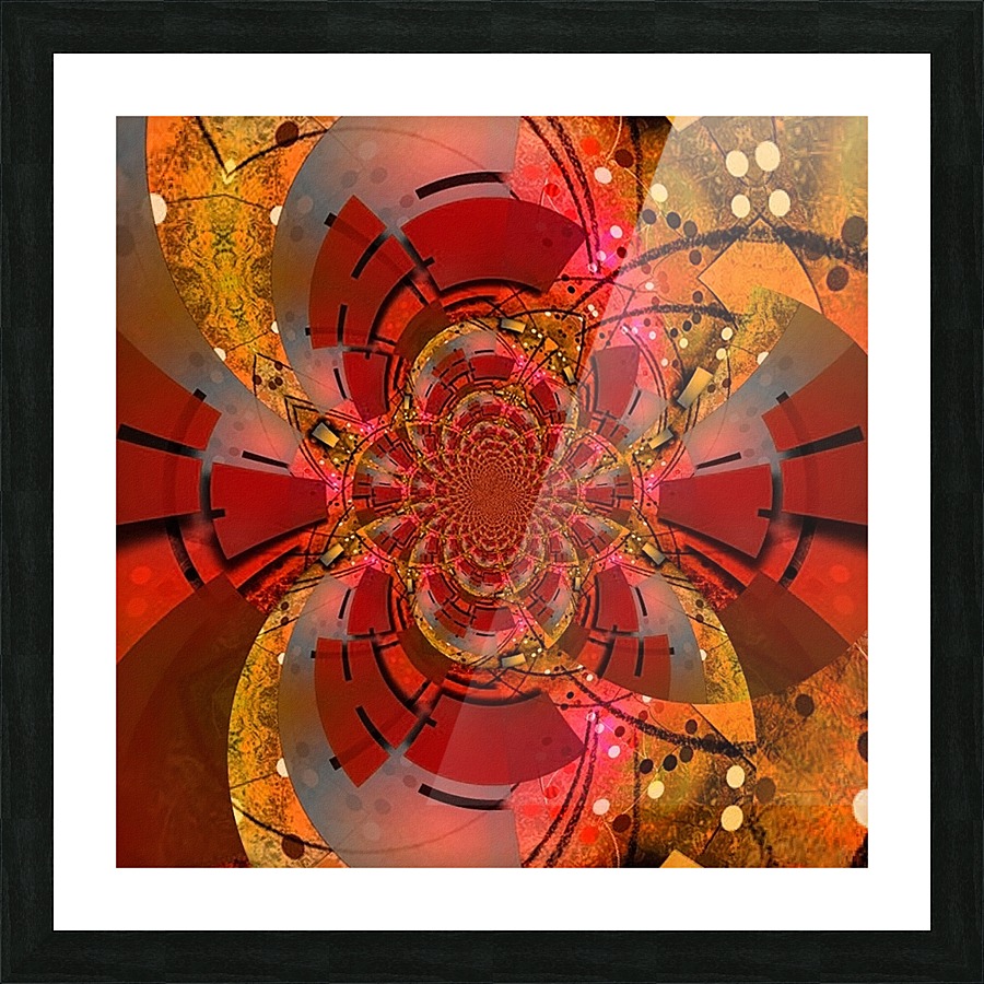 Geometric Abstract Picture Frame print