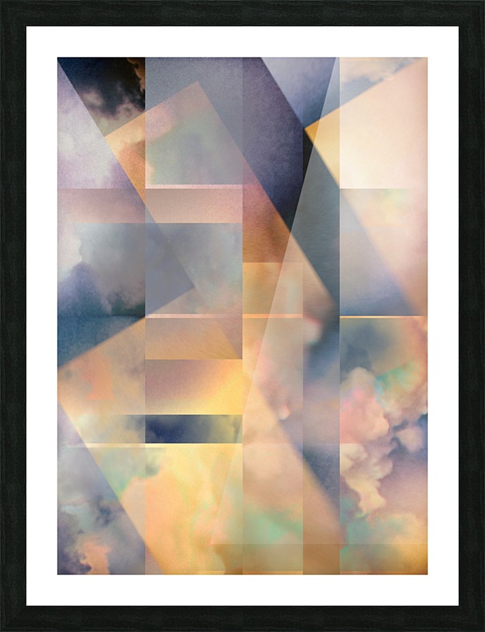 Colorful Clouds Picture Frame print