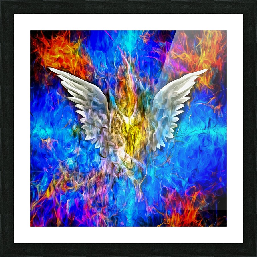 Fallen Angel Picture Frame print