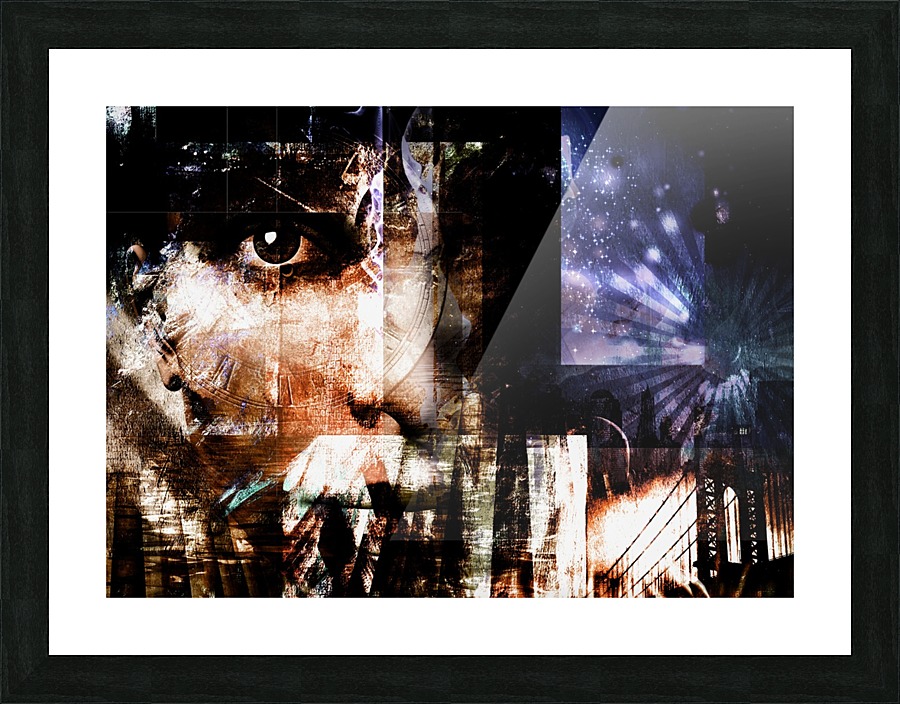 Face Abstract Picture Frame print