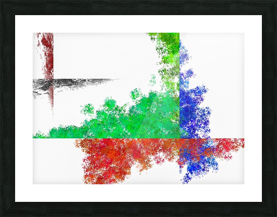 Colorful Abstract Picture Frame print
