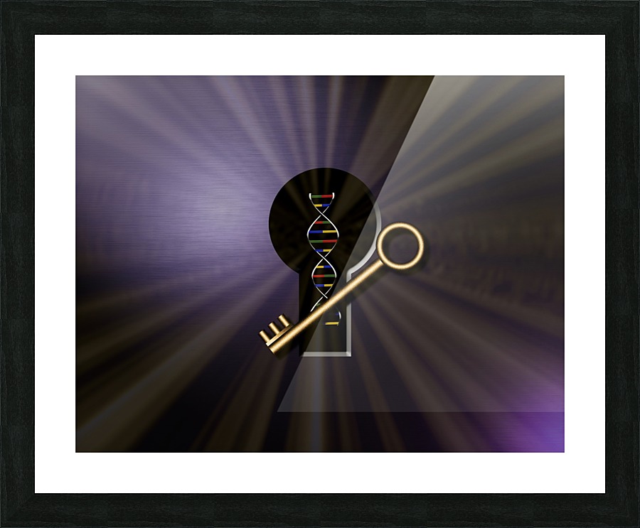 DNA Solution Picture Frame print