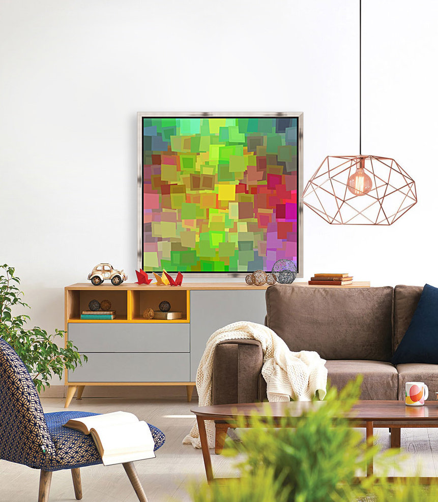 Vivid Squares Reproduction