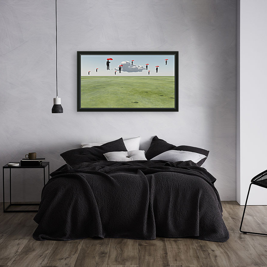 Surreal Floating Men Reproduction