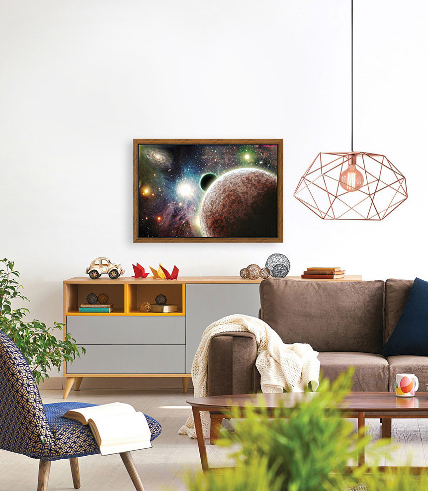 Planets in space Reproduction