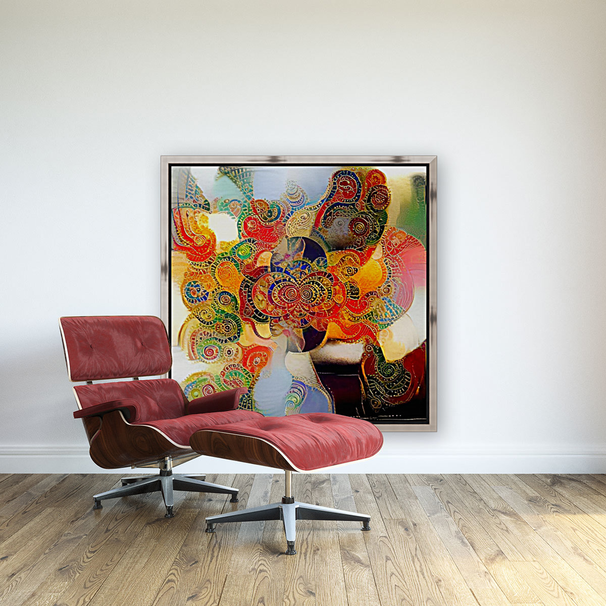 Watercolor Ethnic Pattern Reproduction