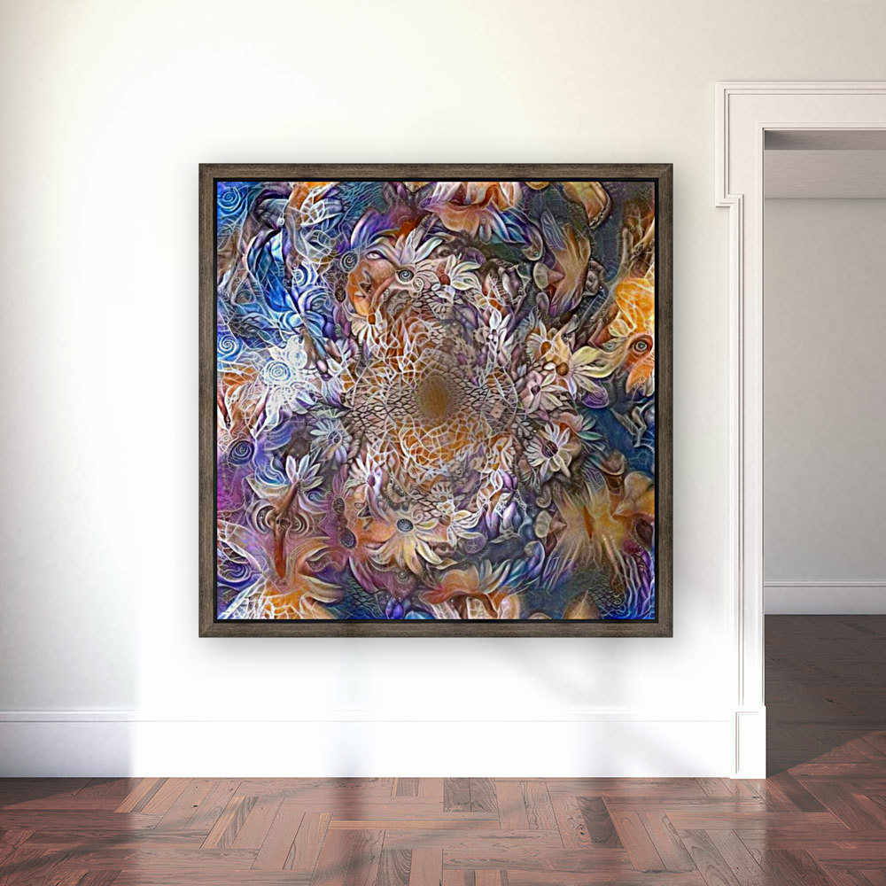 Floral Abstract Reproduction