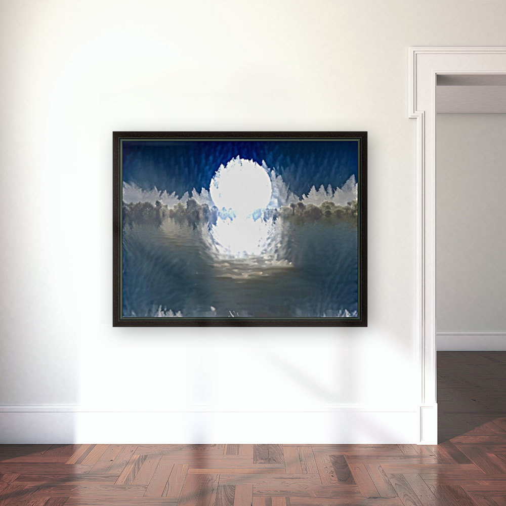 White Moon Rising Reproduction